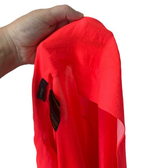 Juan Carlos Obando Open Front Robe Kimono Bright Orange One Size - Picture 6 of 8